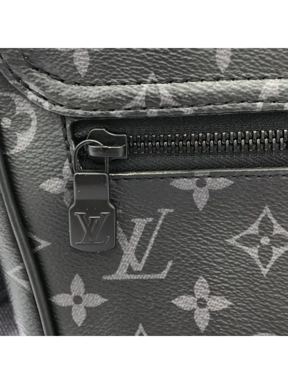 Louis Vuitton Monogram Eclipse Montsouris Messenger Shoulder Bag